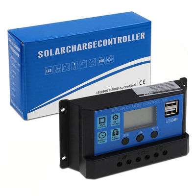 İyi bir fiyat. 12V 24V 30A 20A 10 Amp PWM Güneş Şarj Kontrolörü 2 USB 5V 2A MCU Kontrolörü çevrimiçi