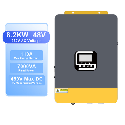 İyi bir fiyat. 6.2kW 48V Hibrit Güneş Enerjisi İnvertörü (MPPT & Saf Sinüs Dalgalı) çevrimiçi