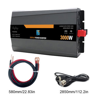 İyi bir fiyat. 3KW Saf Sinüs Dalgası Güç Değiştiricisi 12V/24V 220V 6000W Zirve çevrimiçi