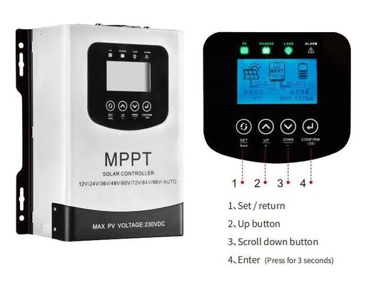 İyi bir fiyat. 12V-96V Otomatik Algılamalı MPPT Solar Şarj Kontrol Cihazı, LCD Dokunmatik Ekran ve Maksimum Güç Takibi çevrimiçi