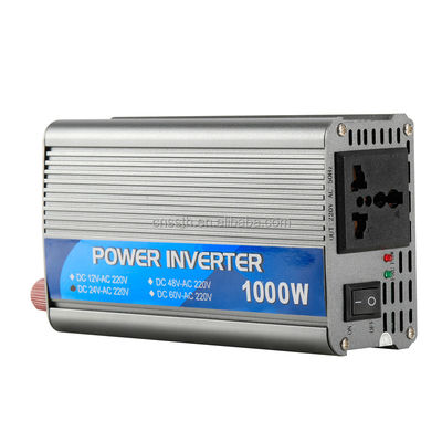 1000W araba inverteri 12V 24V DC 220v 230v 240v Şebeke dışı değiştirilmiş sinüs dalga inverteri