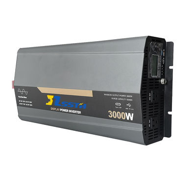 3000Watt Saf Sinüs Dalgası Araç Değiştiricisi Şarj Ağı Kapalı Güç Değiştiricisi Dc 12V Ac 220V