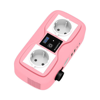 2 USB şarj bağlantısı ile değiştirilmiş Sinus Dalgası 200 Watt Araç Inverteri 12V DC'den AC 240V'ye