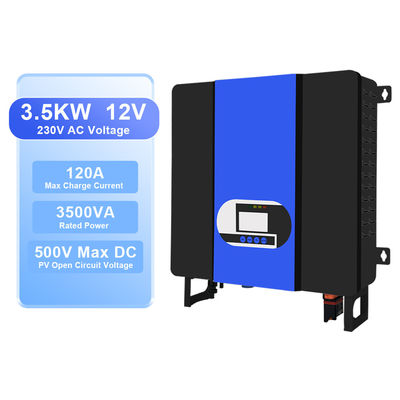 Hibrit Şebekeden 3.5 Kva MPPT Güneş Invertörü 24v 220v Saf Sinüs Dalgası 3.5kw