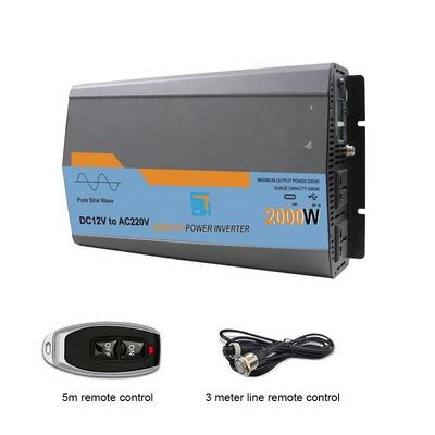2kw 2000W Saf Sinüs Dalgası Şarj Aracı Inverter Yüksek Voltaj Kesme Aralık 14.8V/31V