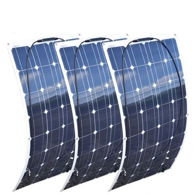 100W Monocrystalline Güneş Paneli Esnek Pv Panelleri Sıcaklığa Direniş