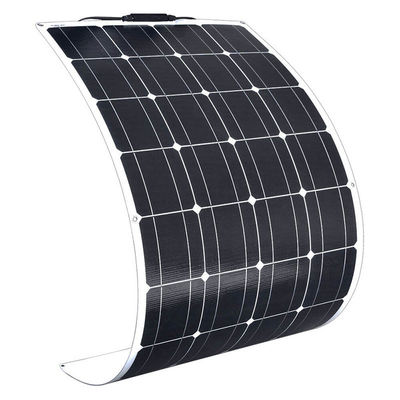 156*156 Mono Cell ETFE 100 Watt Güneş Enerjisi Uygulamaları İçin Eğilmiş Güneş Panelleri