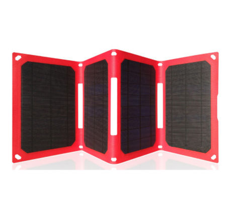 Su geçirmez IPX5 Taşınabilir Güneş Paneli 28w Super Slim ETFE USB Güneş Şarj cihazı