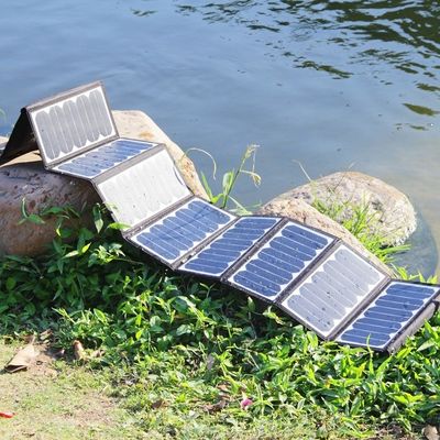Çanta Güneş Paneli Kit 40W 50W 60W Açık Kamp Su geçirmez Katlanabilir Güneş Paneli Çantası