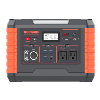 AC220v/240v/110v 1000W taşınabilir elektrik santrali Akıllı acil güneş enerjisi jeneratörü