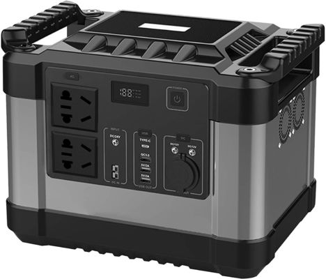 300000mAh Lityum Pil Taşınabilir Elektrik Santrali 1000 Watt Güneş Jeneratörü AC220v 110v