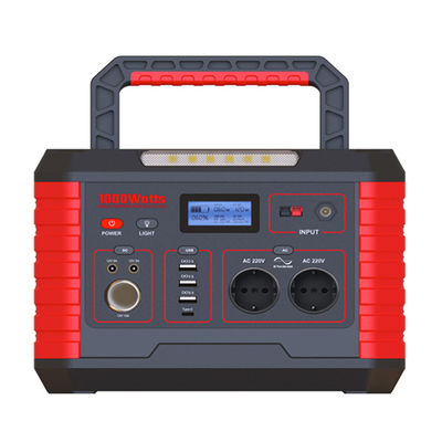Şarj edilebilir 1000w 500W taşınabilir güç istasyonu 500 Watt güç bankası Güçlü