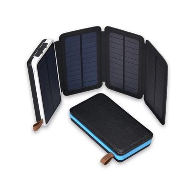 Su Dayanıklı Seyahat Güneş Enerjisi Bankası 20000mah Güneş Şarj cihazı Cep telefonu için