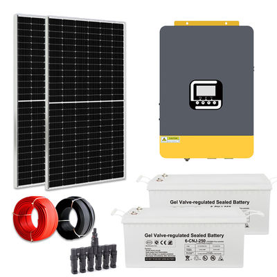 2kw Evde Şebeke Açık Güneş Enerjisi Sistemi 120V/220V/230V/240V Düzenlenebilir Voltaj
