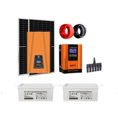 Şebeke dışı tam kümesi 10kw Solar Sistem Kit Batarya depolama ile CE Rhos Fcc Sertifikası