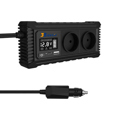 200W 12V DC'den AC'ye 110V 220V Saf Sinüs Dalgası Araç Gücü Değiştiricisi % 92 Kullanılabilir Güç ve 50Hz Çıkış Frekansı ile