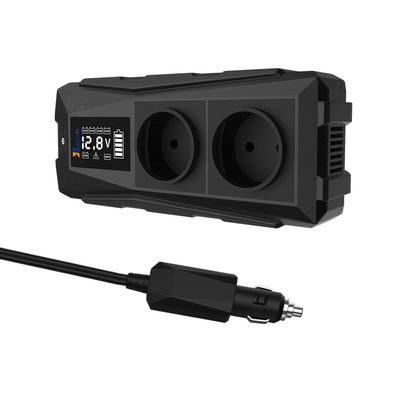 Kompakt Boyutlu 300W 12V DC'den AC Araç Gücü Değiştiricisi, Değiştirilmiş Sinüs Dalgası USB ve Aşırı Sıcaklık Koruması ile