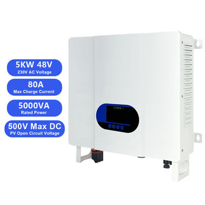 Maksimum Pv Voltaj 450V 5Kva 48V MPPT Güneş Şarj Kontrolörü Hibrit Değiştiricisi -35C 45C Optimal Güneş Enerjisi Yönetimi için
