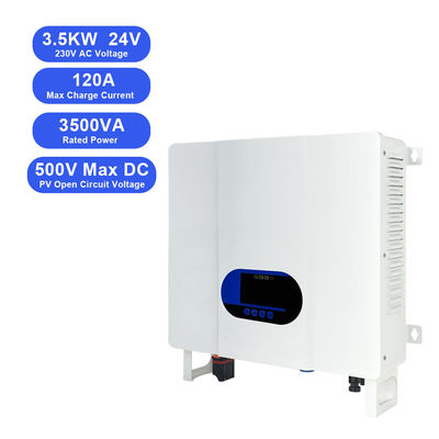 MPPT Güneş Denetleyicisi 3KW 24V'den 110V'ye 220V'ye 230V'ye kadar Kurşun Asit Pilleri için Hepsi Birde Hibrit Değiştiriciler