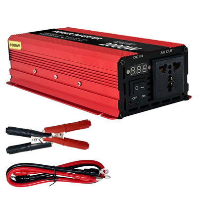 1000W 12V 24V 48V 60V'den 110V'ye 220V 230V Ağ SDK Koruma Aşırı Yükleme ile Saf Sinüs Dalga Gücü Değiştiricisi