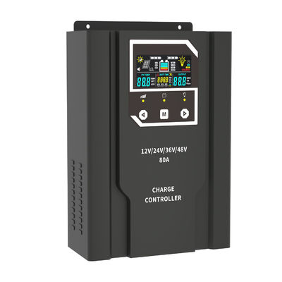 80A MPPT Güneş Paneli Düzenleyicisi LCD Ekran Güneş Pil Şarj Denetleyicisi