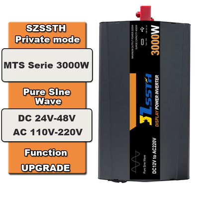 3 kW Saf Sinüs Dalgalı Şebekeden Bağımsız Solar İnverter (12 / 24 / 48 V - 110 / 220 / 230 / 240 V)