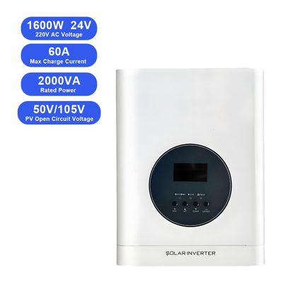 İyi bir fiyat. 1.6KW 24V Şebekeden Bağımsız Solar İnverter | 80A MPPT Şarj Cihazı | Saf Sinüs Dalga | Lityum Uyumlu çevrimiçi