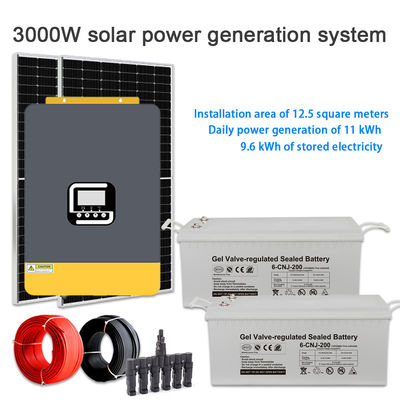İyi bir fiyat. High Quality 3KW Off Grid Solar System with MPPT Controller – Adjustable Voltage 100V–240V çevrimiçi