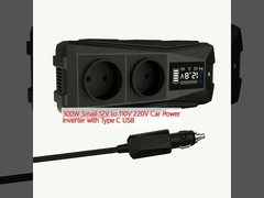 300W Küçük 12V'den 110V'ye kadar 220V Araba Gücü Değiştiricisi C Tipi USB